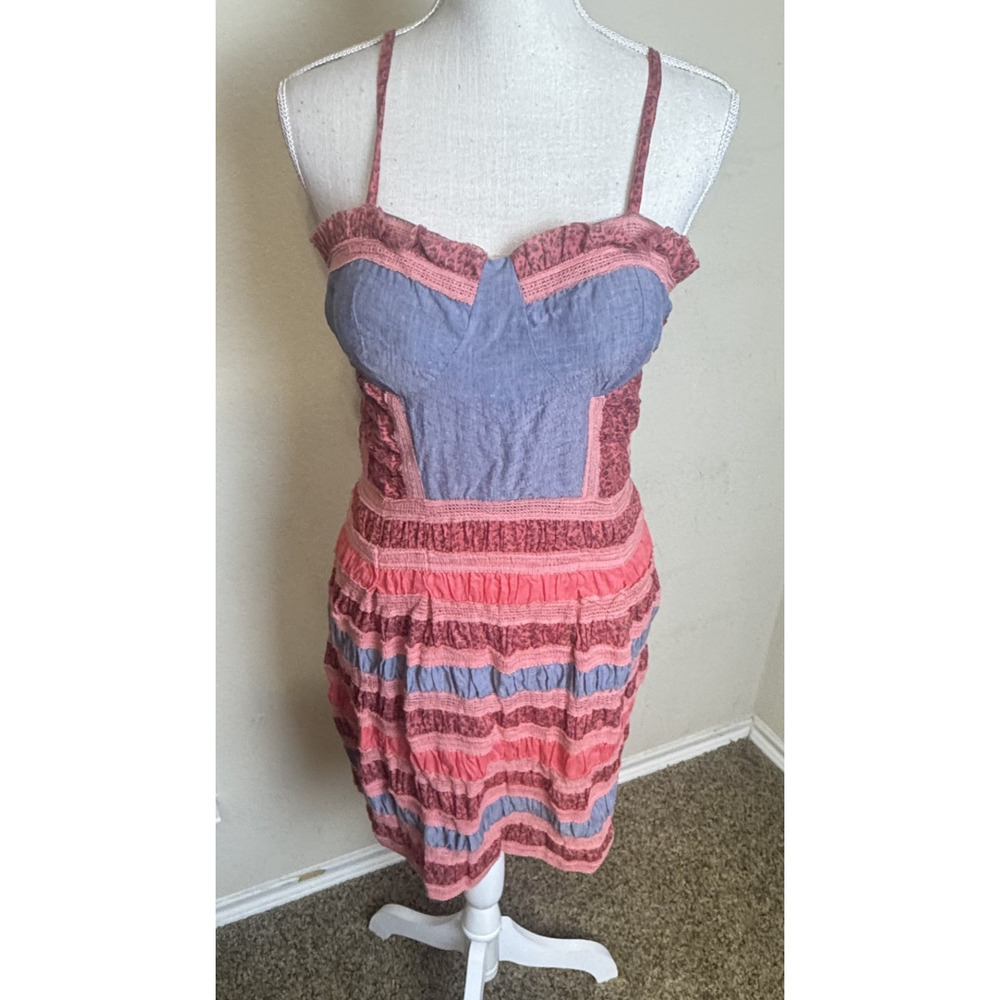 NWT American Rag Cie Corset Dress‎ Indie Sleeze Fairy Grunge Boho Festival M